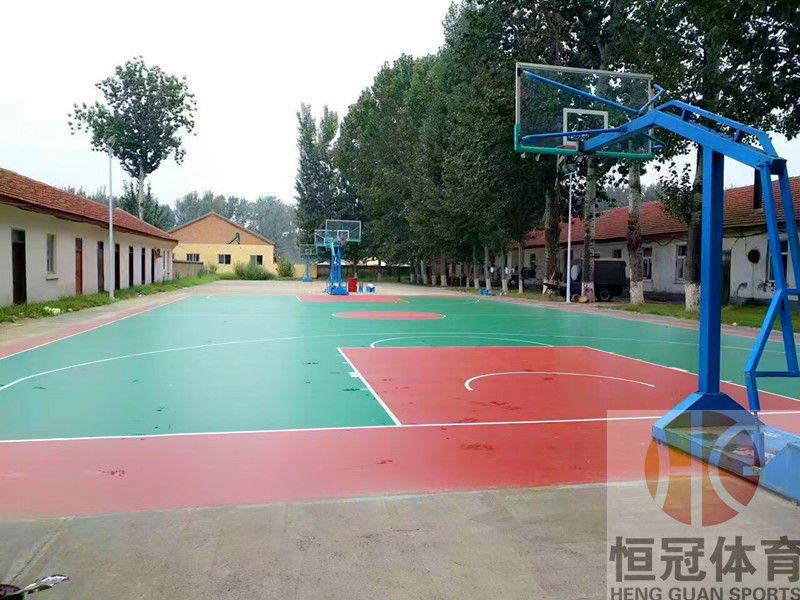 广西硅PU篮球场│广西篮球场建设│广西塑胶篮球场厂家